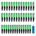 40 pcs SC-APC Fiber Optic Quick Assembly Connector Fiber Optic Fast Connectors by FiberOpticalAccessories