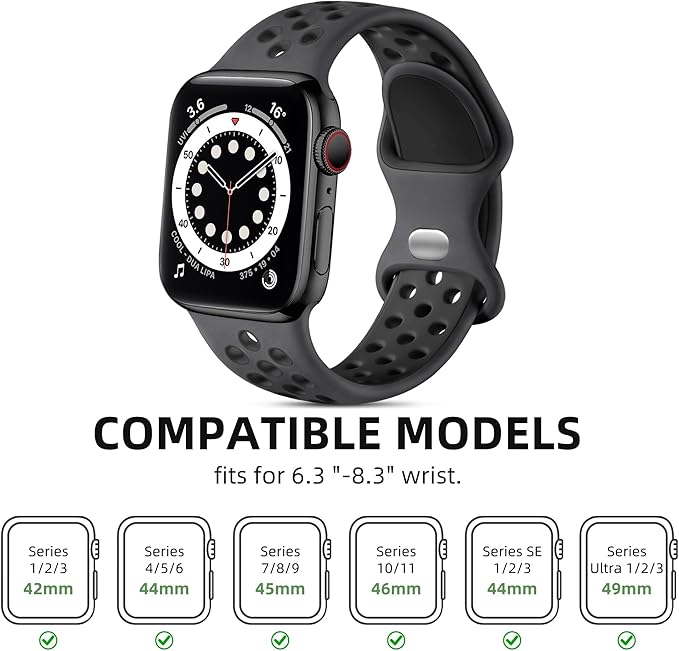 Lerobo Compatible with Apple Watch Band 44mm 45mm Series 10 11 46mm 42mm 49mm - Image 6