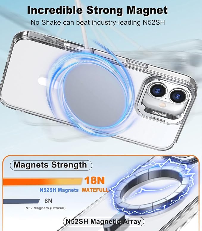 for iPhone 17 Pro Max Case Clear, Magnetic iPhone 17 Max Case - Image 2