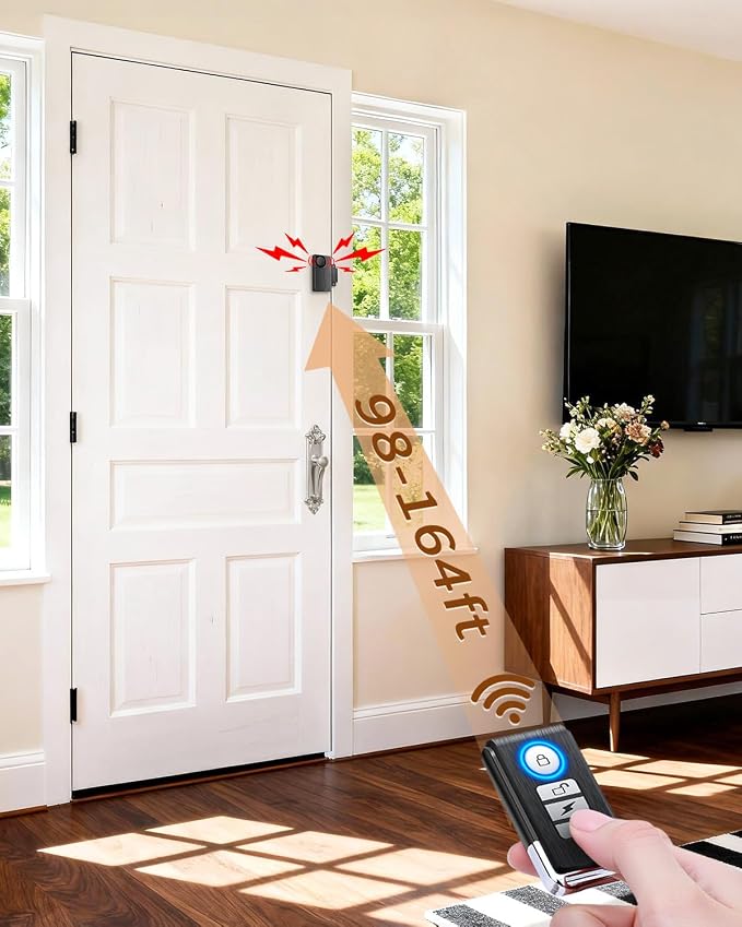 WSDCAM 110dB Door Alarm with Remote, Wireless Anti-Theft When Opened, Door - Image 5