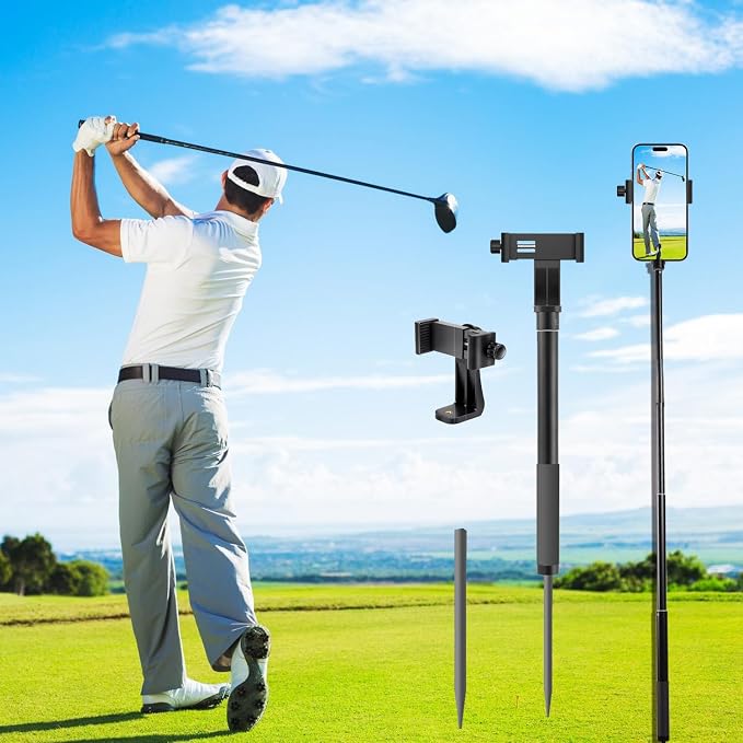 WIGERLON Golf Recording Stick, Irangesports Stick Golf Tripod Golf Phone Camera by WIGERLON