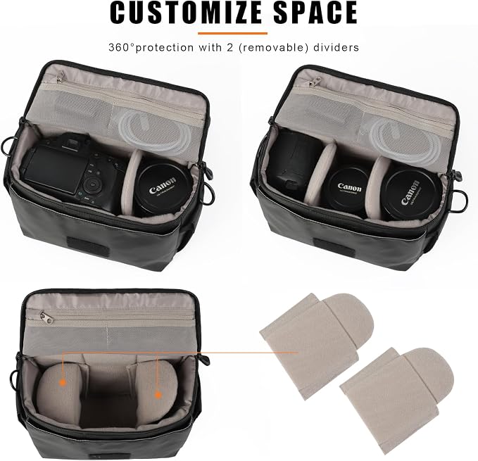 Besnfoto Camera Bag Small DSLR Camera Shoulder Bag - Image 3