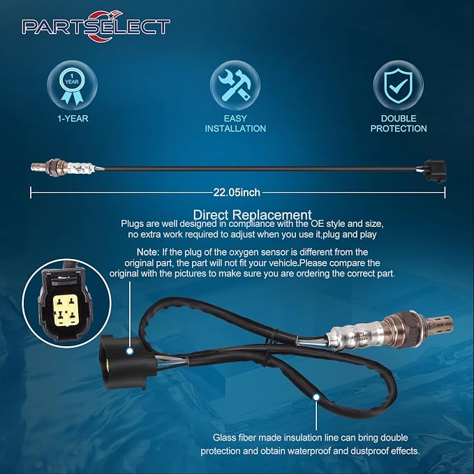 2PCS 234-4587 Oxygen Sensor Upstream or Downstream Replacement - Image 4