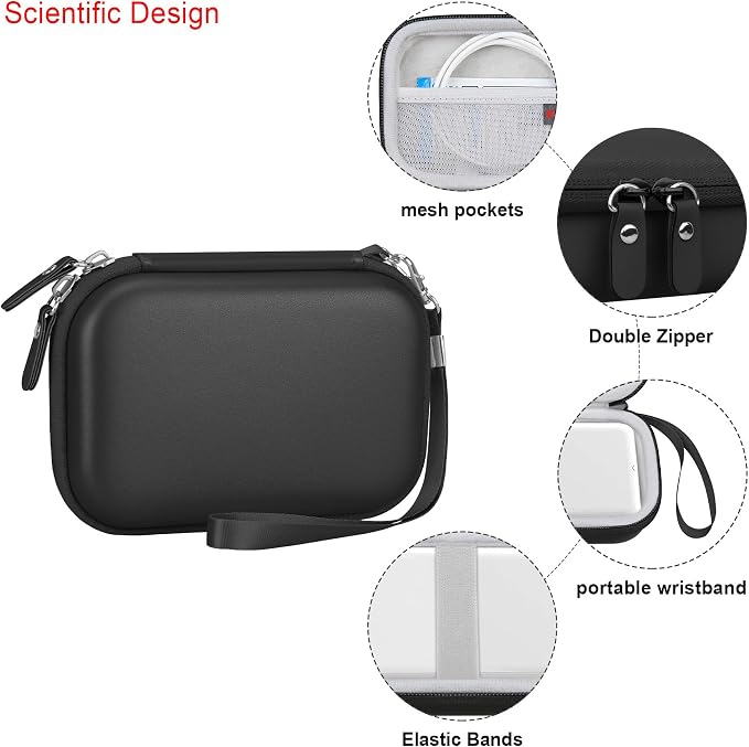 Elonbo Carrying Case for KODAK Step Instant Smartphone Photo Printer, Portable - Image 4
