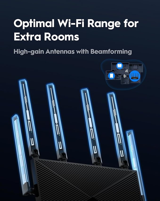 Cudy BE6500 WiFi 7 Router Dual Band Gigabit Gaming Router, VPN Client and Server - Image 4