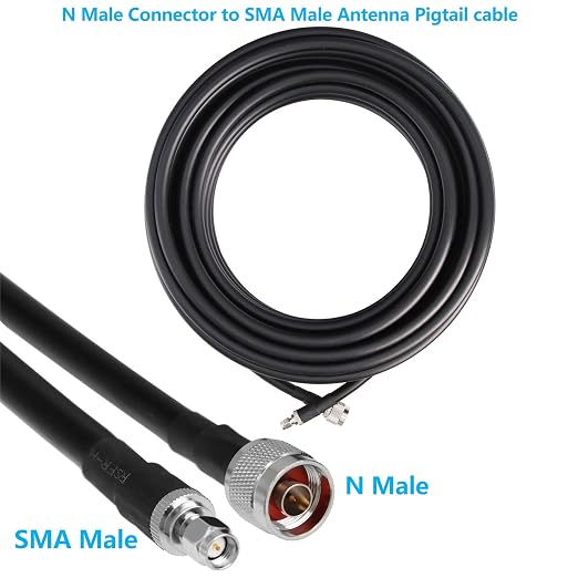 75ft N Male to SMA Male Cable, SMA to N Cable 50 ohm Ultra Low Loss KMR240 - Image 4