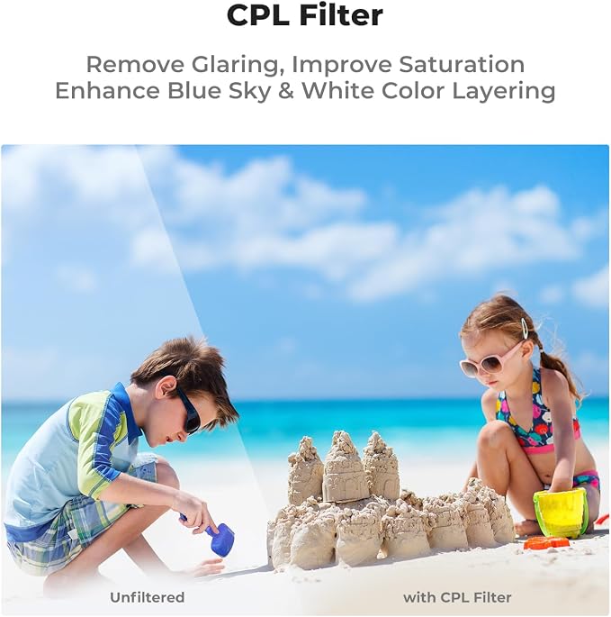 K&F CONCEPT UV/CPL/ND Filter Set Compatible - Image 3