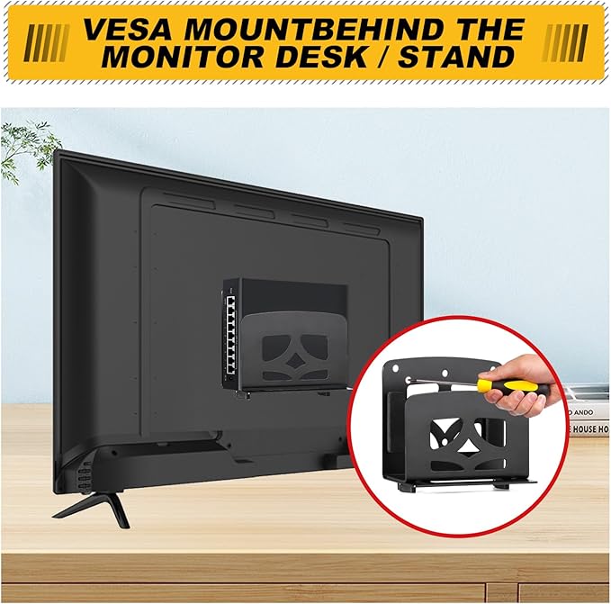 Adjustable Small Device Holder, Wall Mount or VESA Mount Streaming Media Player - Image 5