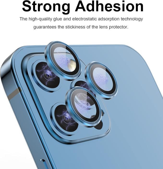 YWXTW Aluminum Alloy Tempered Glass Camera Circle Cover - Image 5