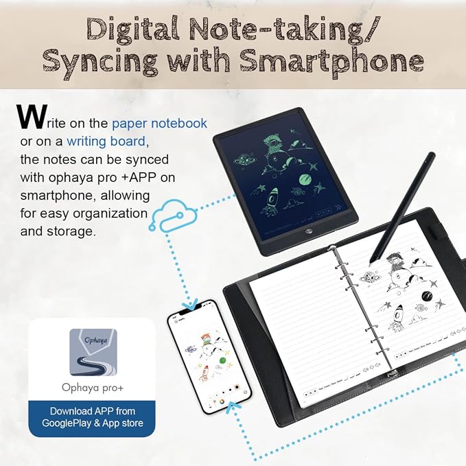 Ophaya Digital Smart Pen Smart Notebook and Board Writing Set - Image 3