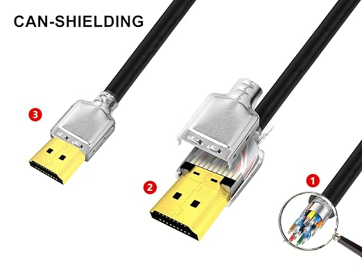 HDMI® Cable, Heavy-Duty 8K HDMI® Cable 25FT, 48Gbps Ultra HD Cord, Supports - Image 7