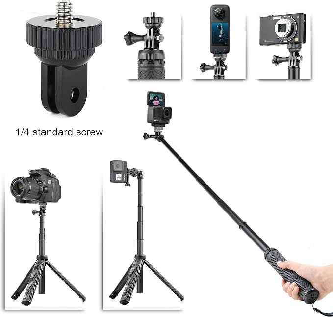 SOONSUN 3in1 Aluminum Waterproof Selfie Stick - Image 6