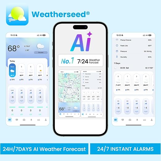 Sainlogic 14-in-1 WiFi Smart Weather Station - Image 2