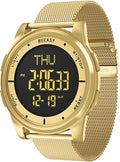 Beeasy Digital Watch for Men Women, 50M Waterproof, Ultra-Thin & Lightweight by Beeasy