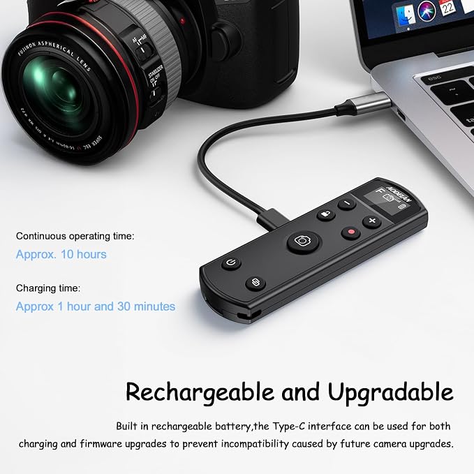 for Fujifilm Camera Rechargeable Shutter Release, AODELAN Wireless Remote - Image 6