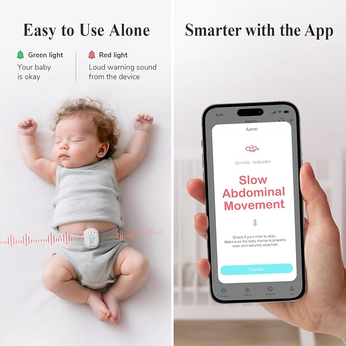Sense-U Pro Baby Breathing Movement & Sleep Position Monitor - Image 4