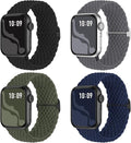 4 Pack Braided Stretchy Bands Compatible by Suitisbest