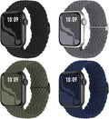 4 Pack Braided Stretchy Bands Compatible by Suitisbest