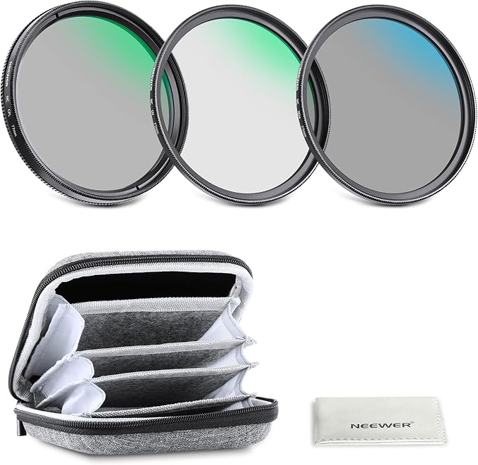 NEEWER 77mm UV/CPL/ND Lens Filter Kit by Neewer