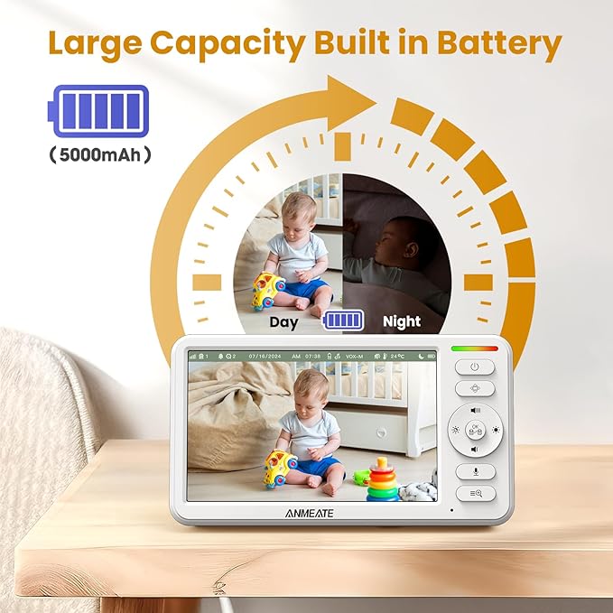ANMEATE 6 Inch Baby Monitor - Image 6