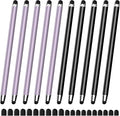 10 PCS Stylus Pen for Touchscreen, 2-in-1 High Sensitivity & Precision | Rubber by DAXINGXING