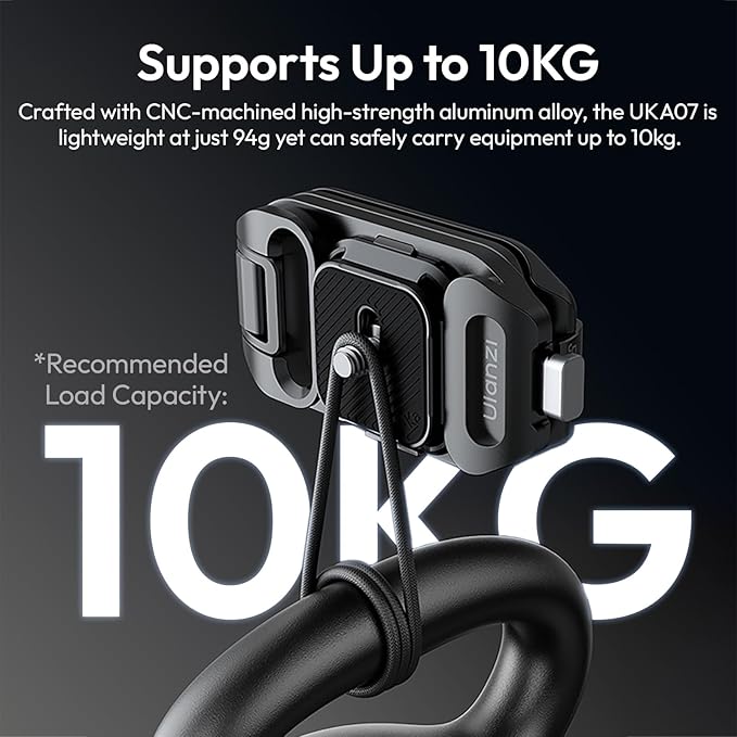 ULANZI Camera Backpack Strap Clip, w Plate Quick Release System, Compatible w - Image 4