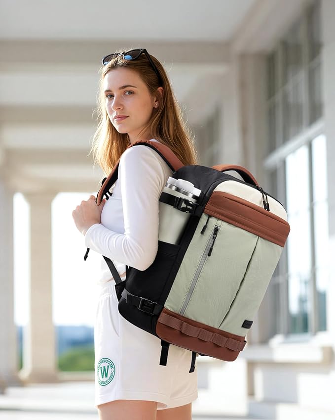 LOVEVOOK 50L Travel Backpack for Women Men, Airline Approved Carry On Luggage - Image 2