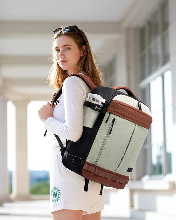 LOVEVOOK 40L Travel Backpack for Women Men, Airline Approved Carry On Luggage - Image 2