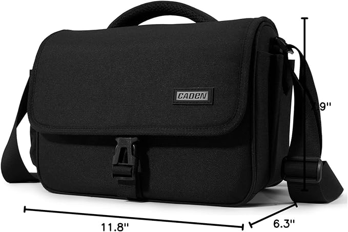 CADeN Camera Bag Case Shoulder Crossbody Bag Compatible - Image 9