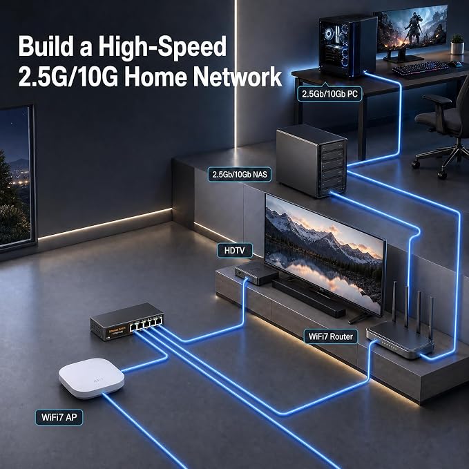 10Gb Ethernet Switch Unmanaged - Image 6