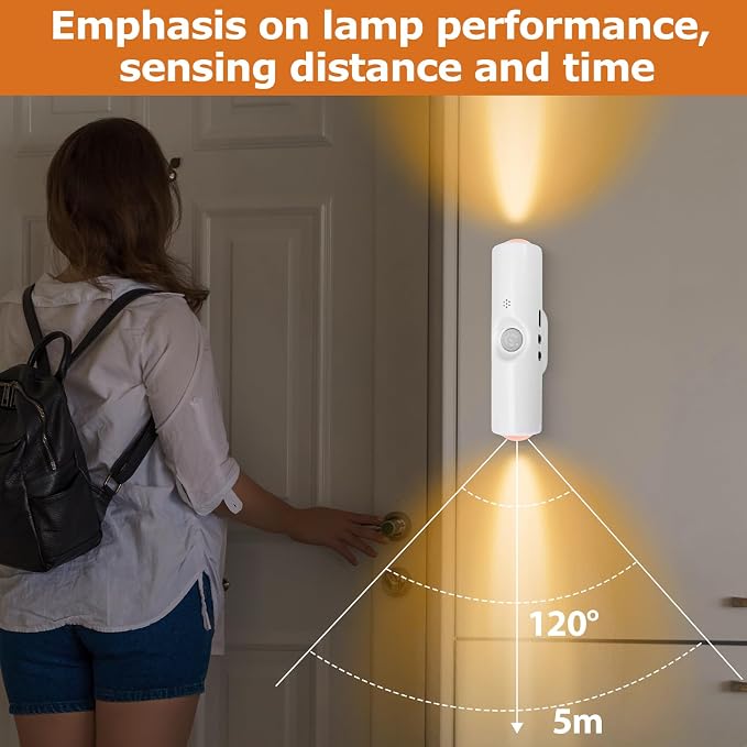 STHF 4 Pack Rechargeable Smart LED Motion Sensor Ambient Light, Auto-On - Image 5