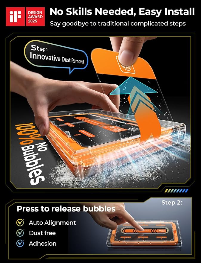 MRGLAS 2+2 Packs for Samsung Galaxy S26 Ultra Screen Protector 6.9'' - Image 2