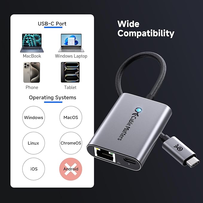 Cable Matters USB C to 2.5Gb Ethernet Adapter - Image 6