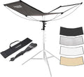 RAUBAY Quick-Open Curved Reflector, U-Shape Clamshell Light Reflector by RAUBAY