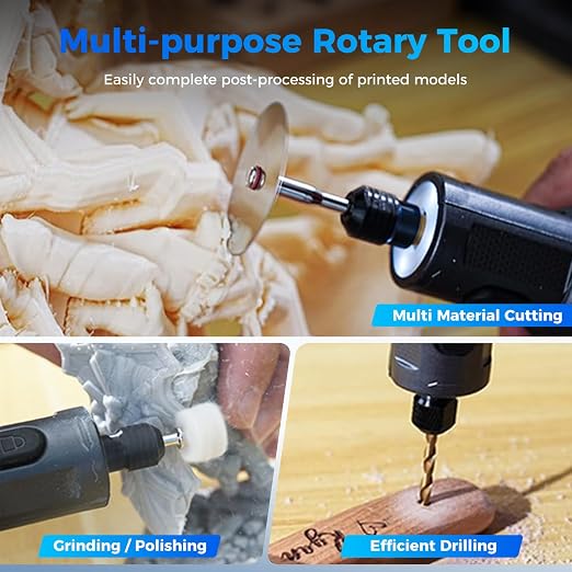 Creality Cordkess Rotary Tool, 6-Speed Mini Rotary Tool Kit - Image 4