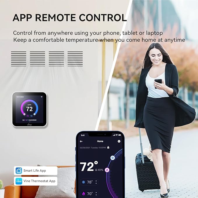 vine Programmable Thermostat for House - Image 4