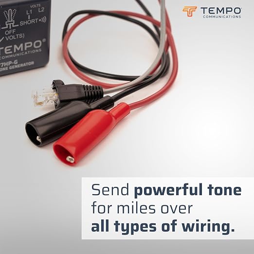 TEMPO Communications 77HP-G Universal Tone Generator, Copper Cable Wire Tracer - Image 2