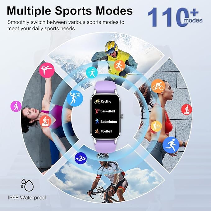 Smart Watch for Men Women, 1.57" Smartwatch, Fitness Tracker - Image 5