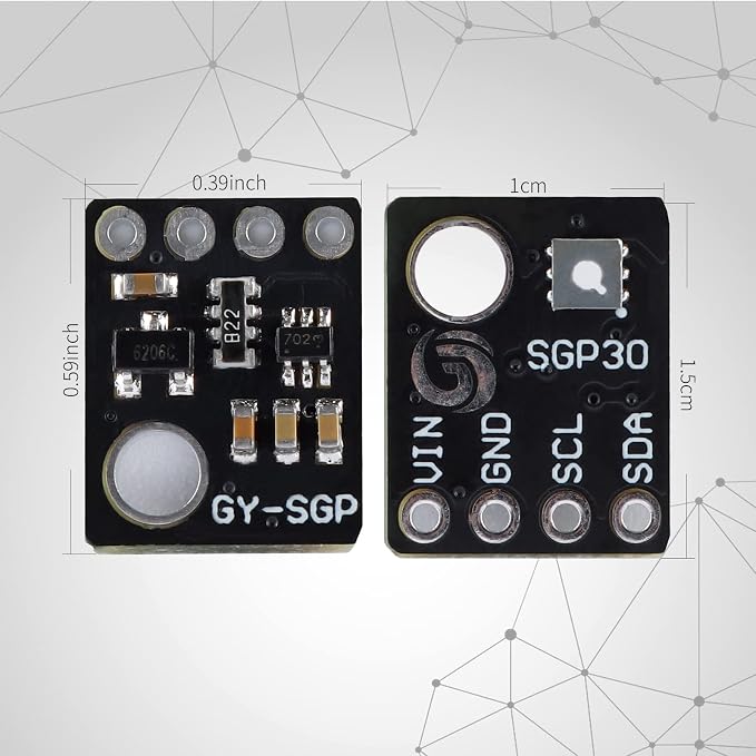 GY-SGP30 Gas Sensor, Air Quality Carbon Dioxide Formaldehyde Monitoring TVOC - Image 5