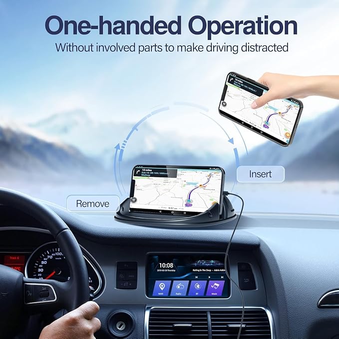 Loncaster 2 Pack Dashboard Car Phone Holder Mount, Universal Cell Phone - Image 3