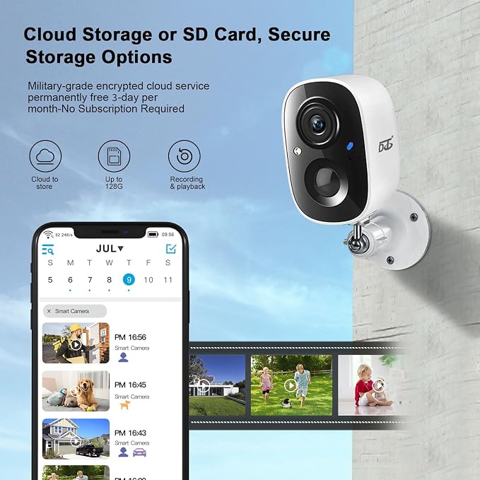 DCT Security Cameras Wireless Outdoor: WiFi Battery Cameras - Image 5