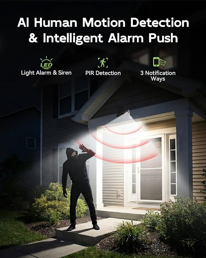 2K 5G Solar Security Cameras Wireless Outdoor 2-Pack, Wireless Cameras - Image 7
