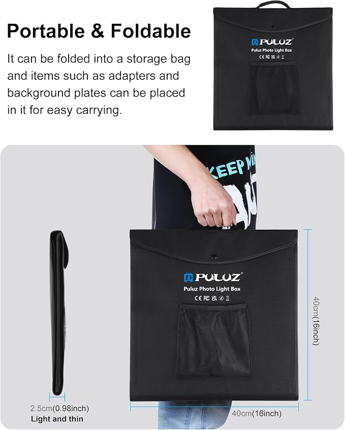 PULUZ Portable Light Box, Upgraded Lightbox - Image 6