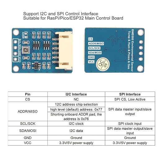 BME688 Environmental Module, I2C SPI Interface Humidity Barometric Pressure - Image 6