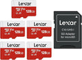 Lexar E-Series 128GB Micro SD Card 5 Pack, microSDXC UHS-I Flash Memory Card by Lexar