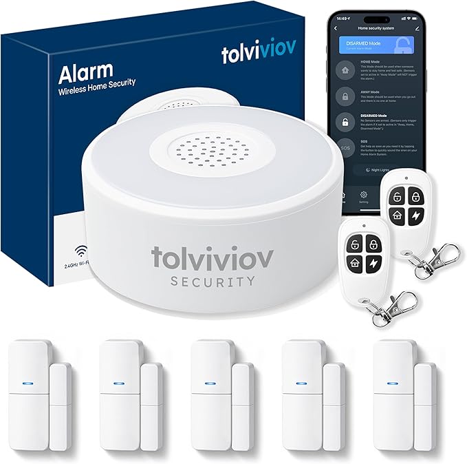 WiFi Door Alarm System, Wireless DIY Smart Home Security System, by tolviviovDirect