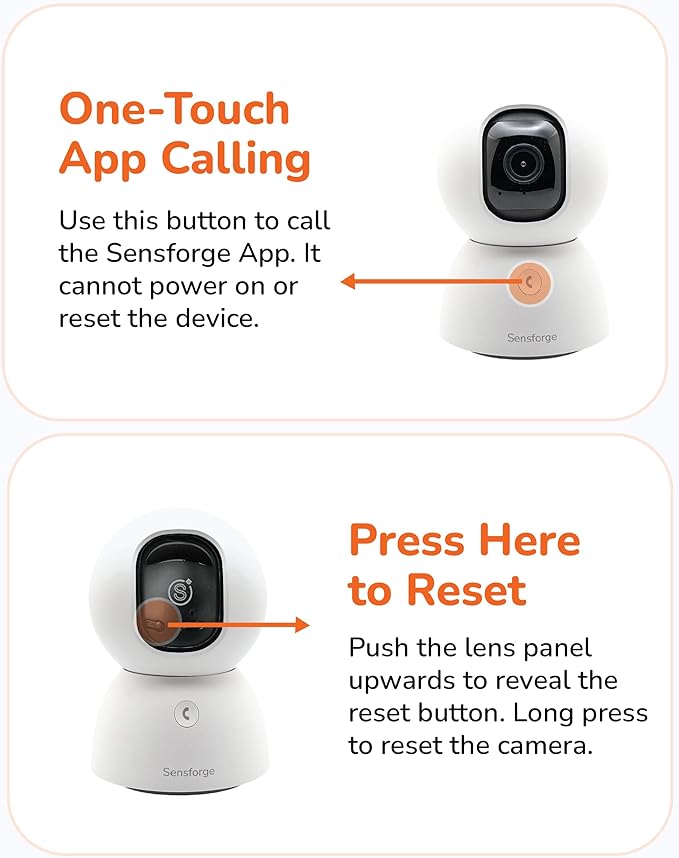 SensForge 2.5K Pan-Tilt Security Camera, 360° Dual-Band WiFi Camera - Image 7