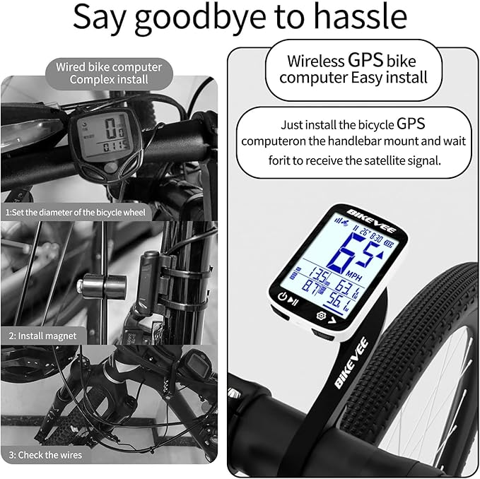 GPS Bike Computer Wireless Cycling Computer - Image 3
