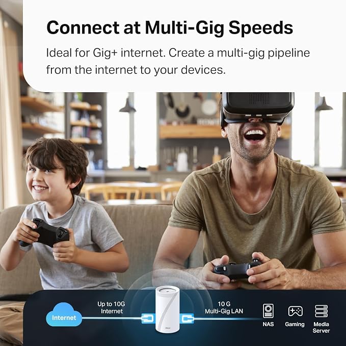 TP-Link Deco 7 Elite BE95 Quad-Band WiFi 7 BE33000 Whole Home Mesh System - Image 7