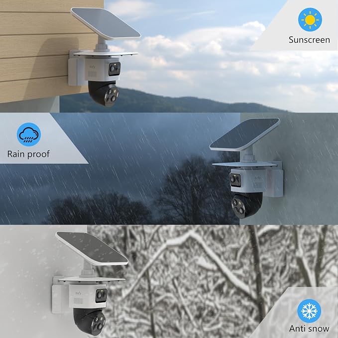 HOLACA Sun Rain Shade Cover for eufy Security eufyCam S4 Only - Image 5